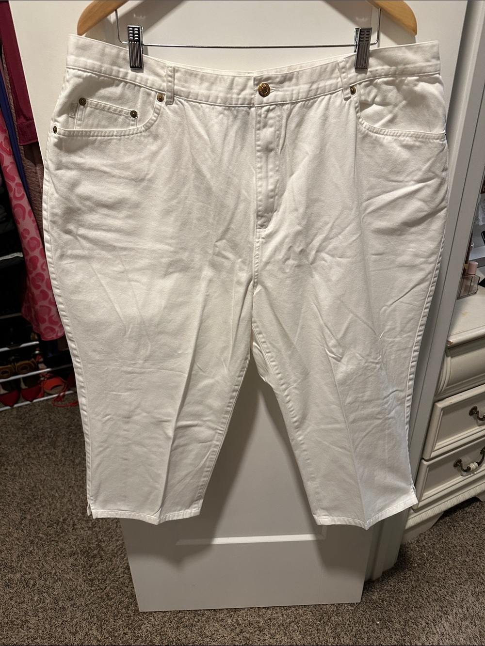 Ralph Lauren White Jean Capris